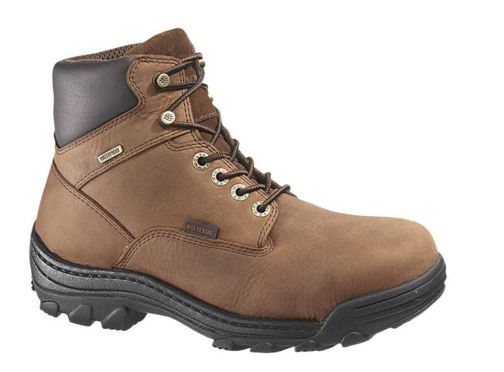 Wolverine® W05483-11-0M Men's Durbin Waterproof 6" Steel-Toe Boot, Brown, Size 11