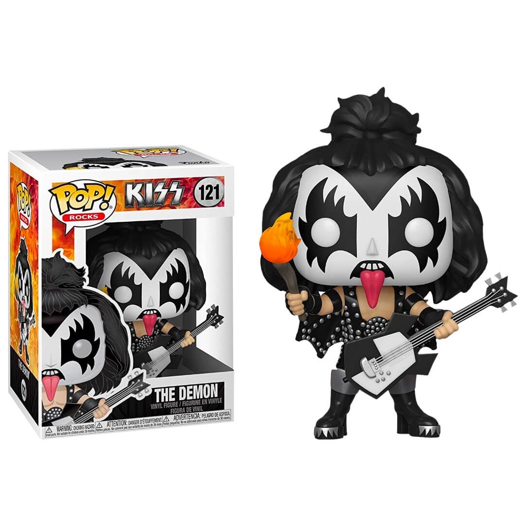 Funko Pop! Rocks - Kiss #121 - The Demon Vinyl Figure (28505)