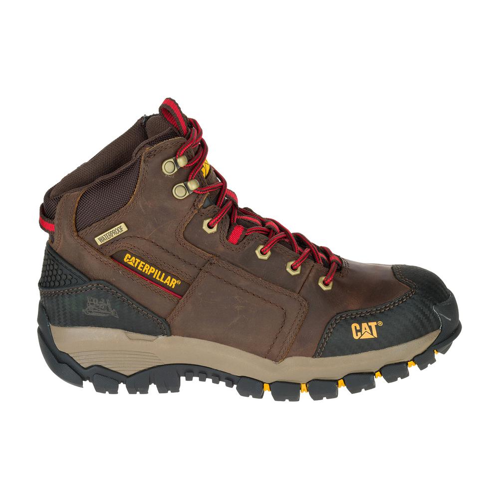 Cat P74065-10.5W Men's Navigator Waterproof Soft-Toe Work Boot, Clay, 10.5 Wide