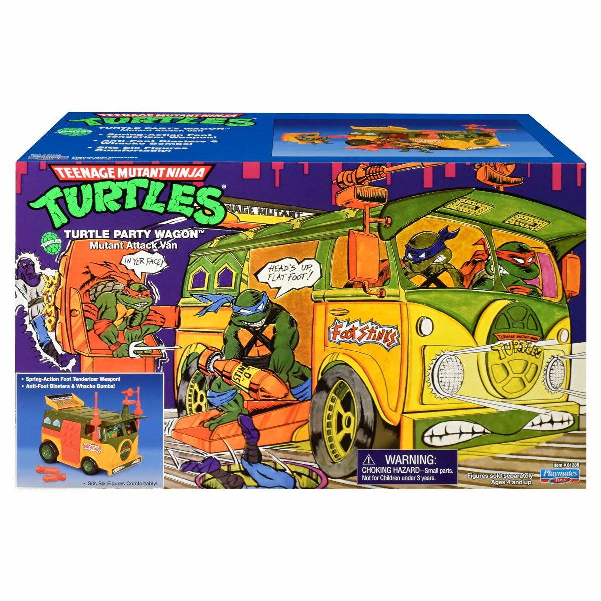 TMNT - Teenage Mutant Ninja Turtles - Classic - Original Party Wagon Vehicle (81288) LOW STOCK