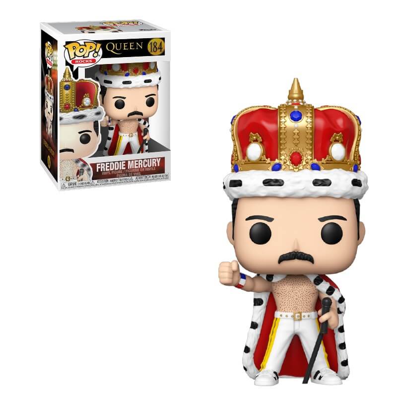 Funko Pop! Rocks #184 - Queen - Freddie Mercury Vinyl Figure (50149) LOW STOCK