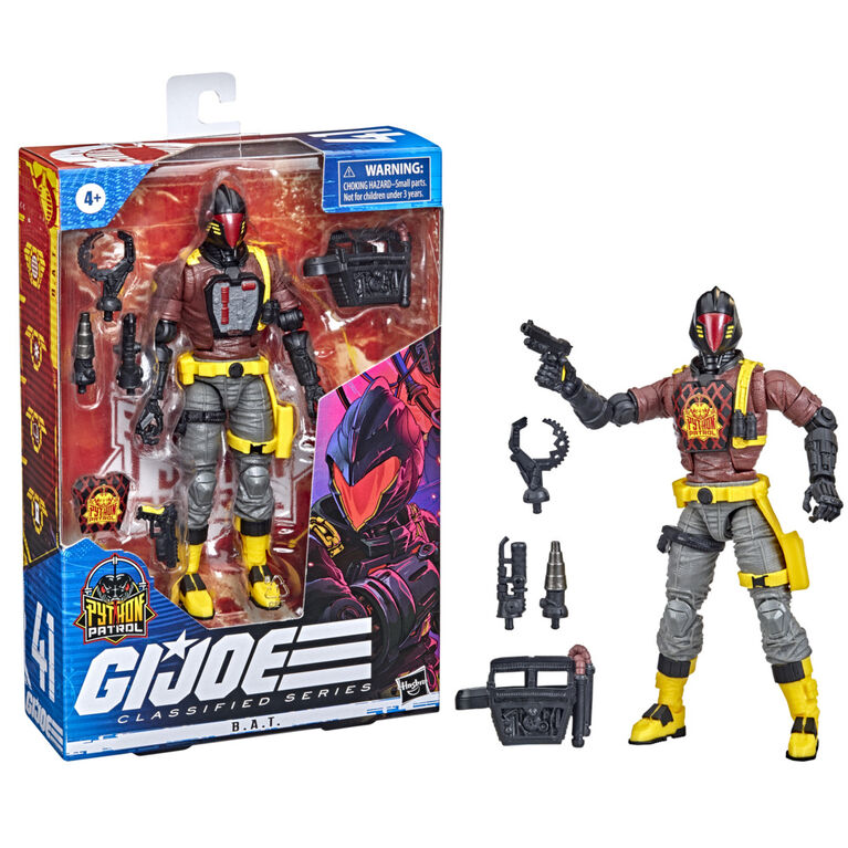 G.I. Joe Classified Series Python Patrol #41 - B.A.T. Action Figure (F4754) LOW STOCK