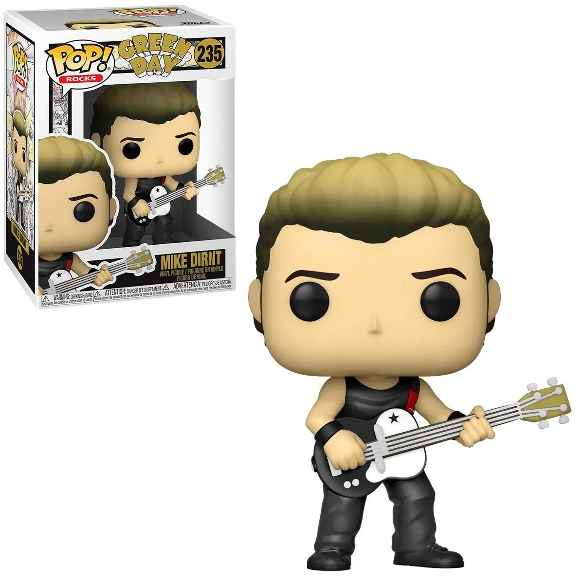 Funko Pop! Rocks #235 - Green Day - Mike Dirnt Vinyl Figure (56725) LOW STOCK