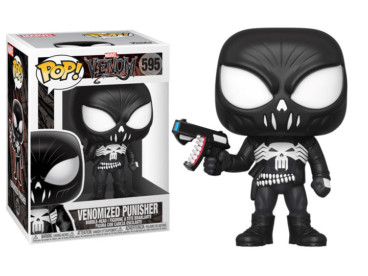 Funko Pop! Marvel - Venom #595 - Venomized Punisher Vinyl Figure (46453) LOW STOCK