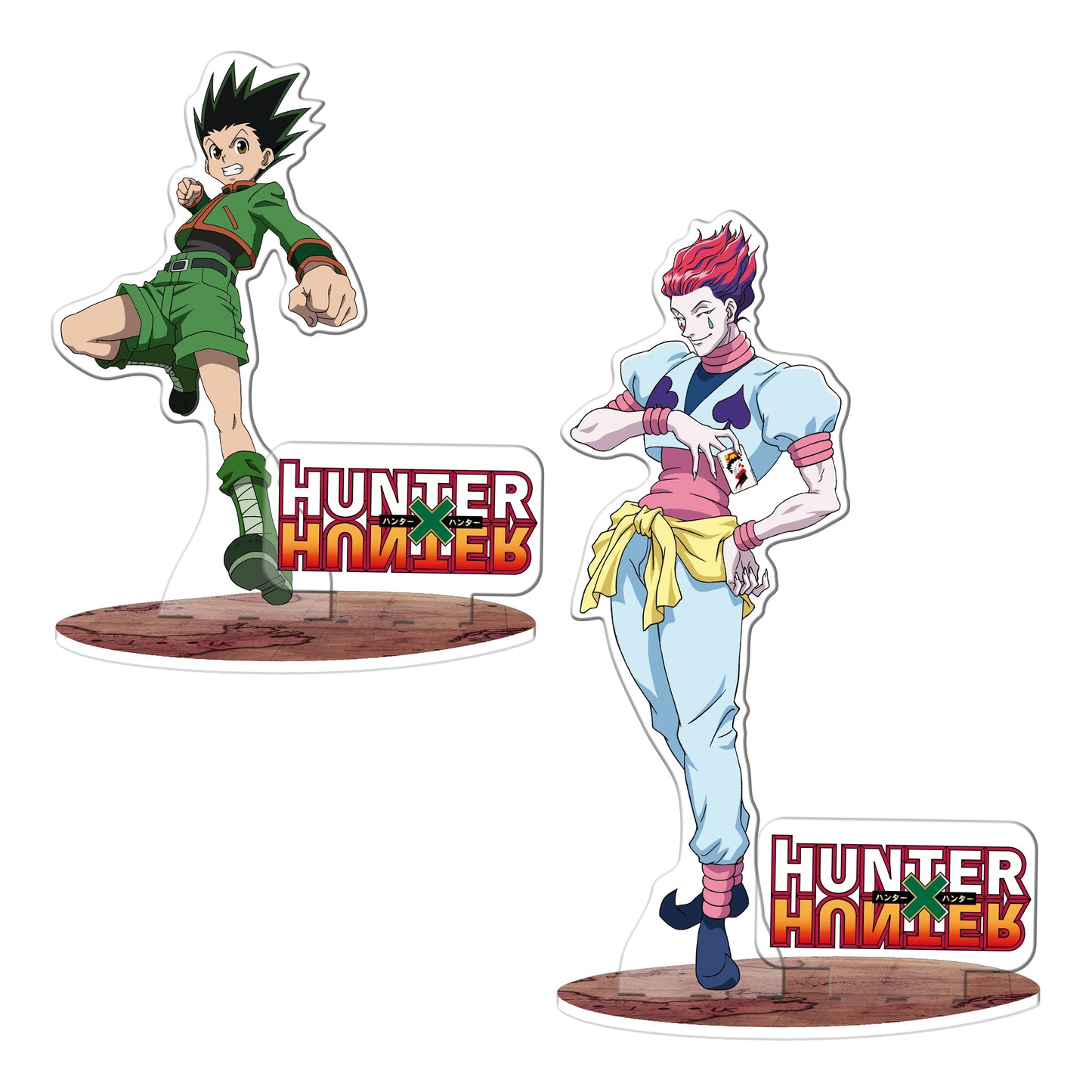 ABYSTYLE Hunter x Hunter Gon and Hisoka Twin Pack Acrylic Stand Figures