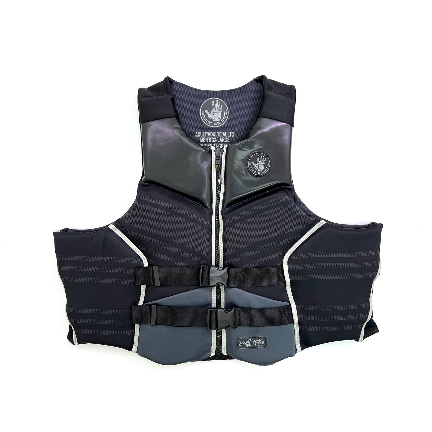 Body Glove Adult Unisex High-End Evoprene PFD, Life Jacket and Vest, 3XL, Black