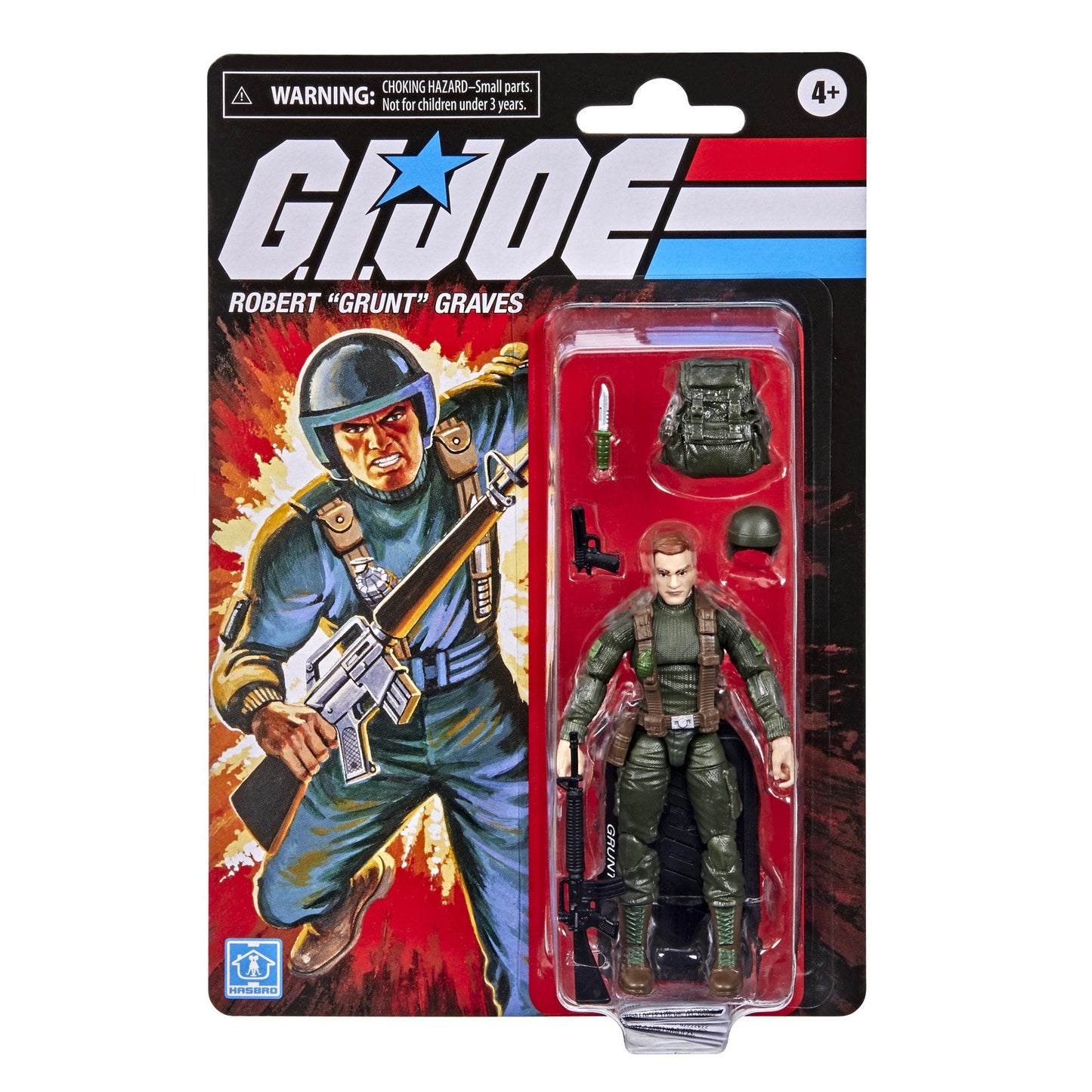 G.I. Joe Retro Collection - Robert \"Grunt\" Graves (F2727) 3.75-Inch Action Figure LOW STOCK