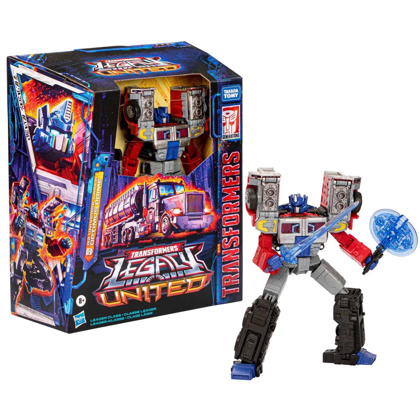 Transformers: Legacy United - Leader Class G2 Universe Laser Optimus Prime Action Figure (F9184)