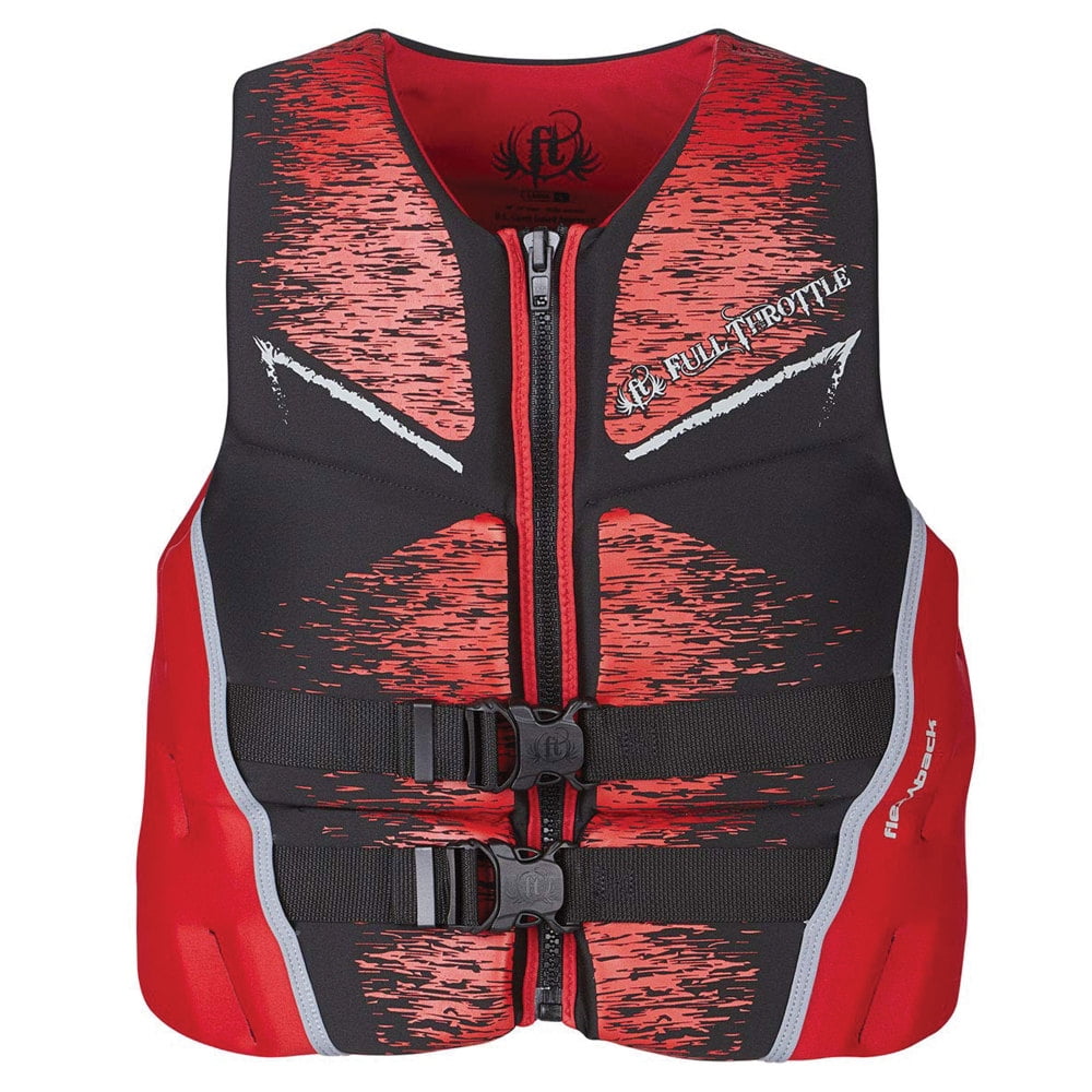 Full Throttle 142500-100-050-19 Rapid-Dry Life Vest - Men's, X-Large Red