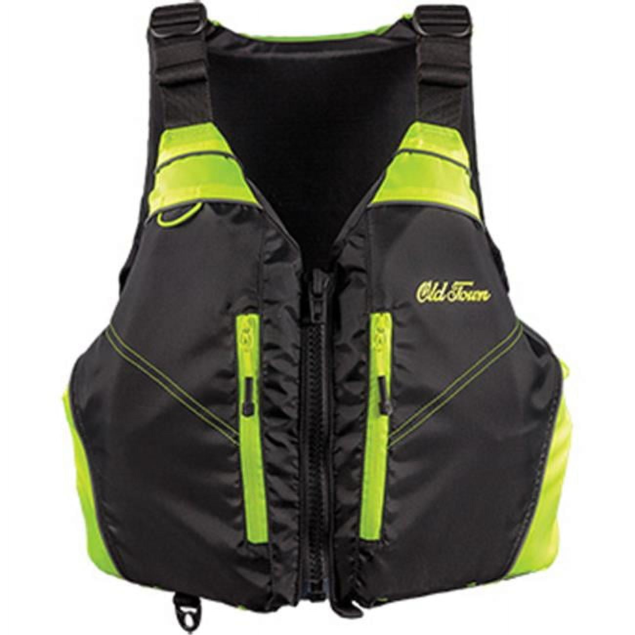 Old Town 01.1332.9038 Riverstream Life Jacket Black/HiVisYellow Unisex Universal