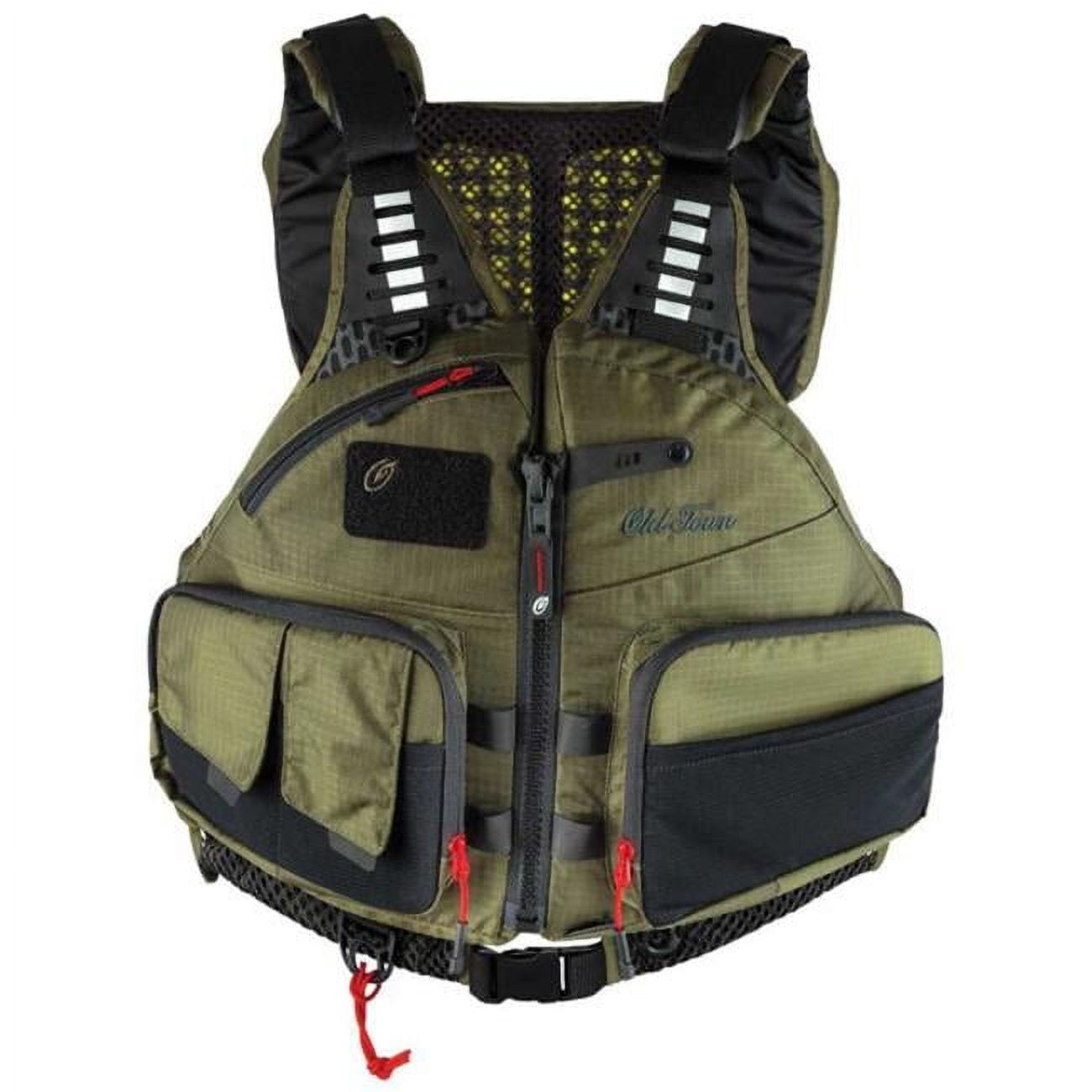 Old Town 778071 Lure Angler Personal Flotation Device Jacket, Moss - 2X & 3XL