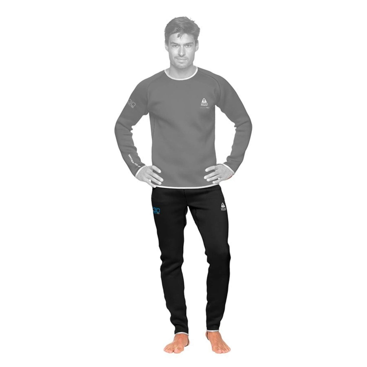 Waterproof Meshtec 3D insulating Undergarment Mens Pants, X-Large (3XLT+)