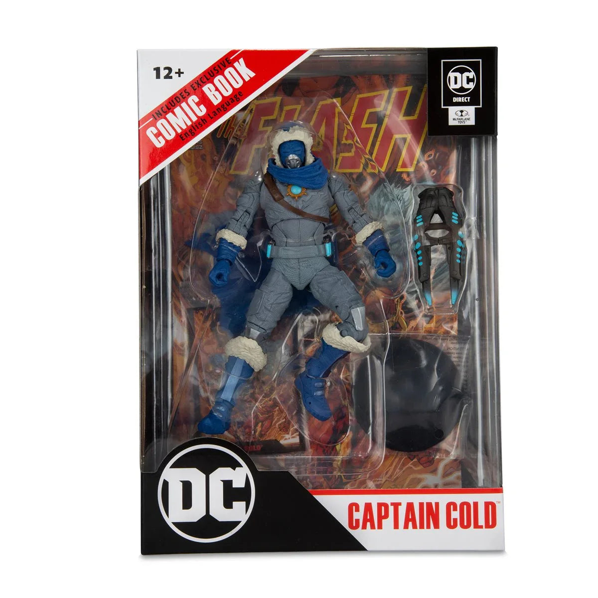 DC Direct (McFarlane Toys) Page Punchers Captain Cold Action Figure with The Flash Comic Book (15908)