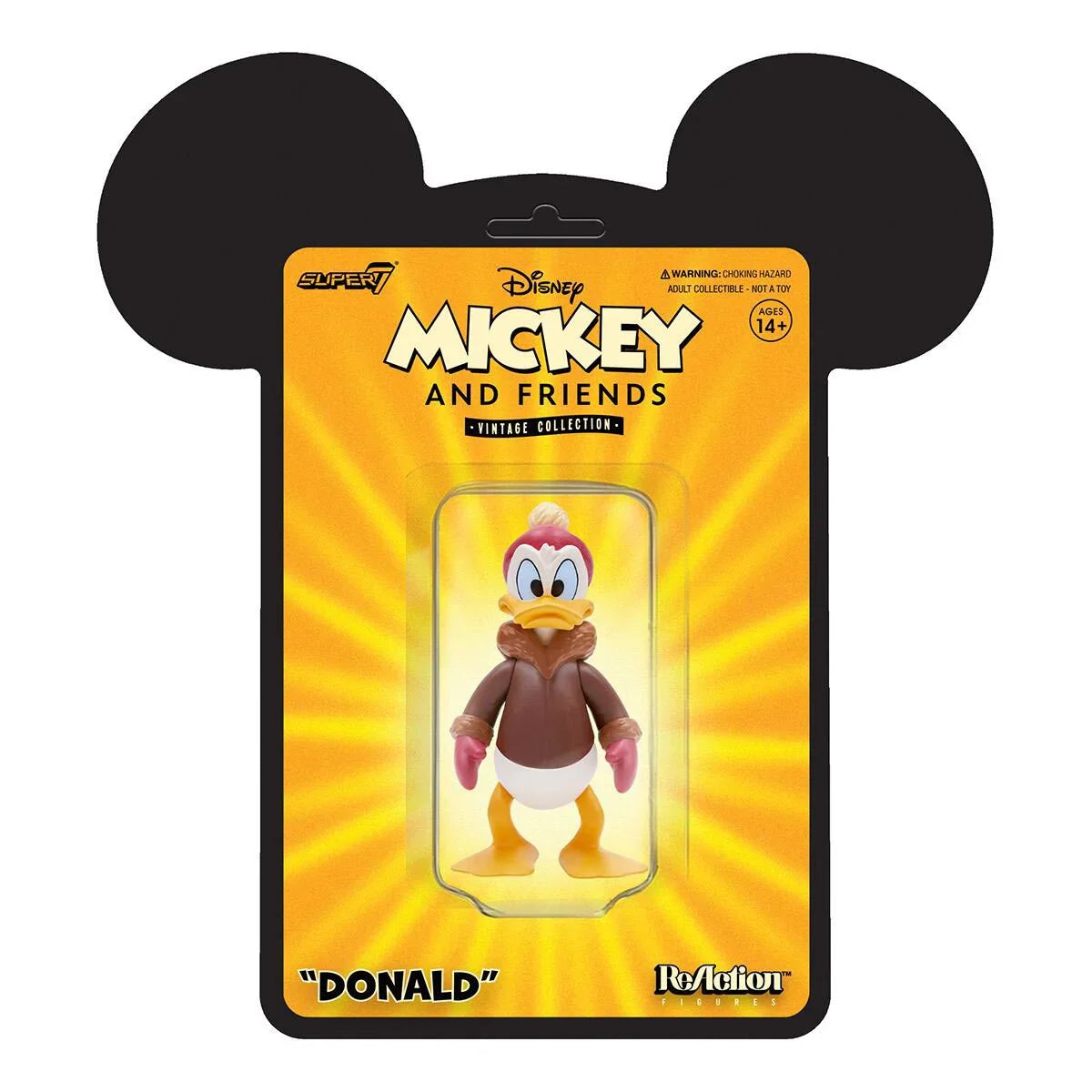 Super7 ReAction Figures - Mickey and Friends Vintage Collection - Donald Duck Action Figure (81150) LOW STOCK