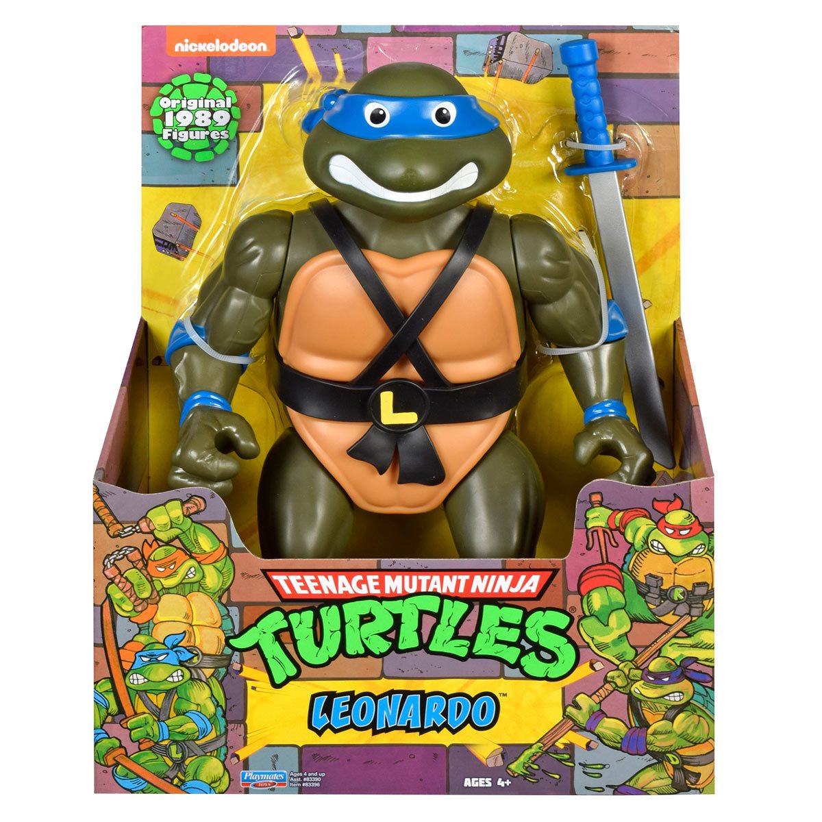 Teenage Mutant Ninja Turtles (TMNT) Classic Leonardo (Giant 12-Inch) Action Figure 83396