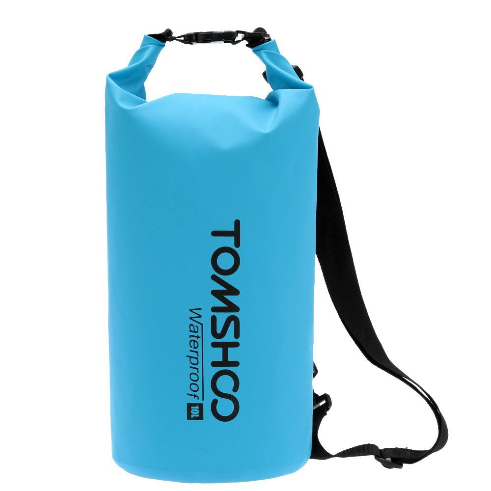 TOMSHOO 10L / 20L Outdoor Water-Resistant Dry Bag Sack Storage Bag for Travelling Rafting Boating Kayaking Canoeing Camping Snowboarding