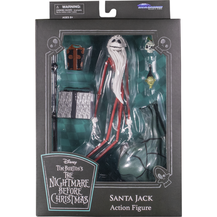Diamond Select Best Of Series - The Nightmare Before Christmas - Santa Jack Action Figure (84801) LOW STOCK