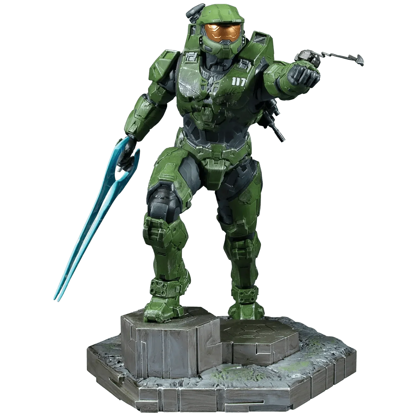Halo Infinite Master Chief with Grappleshot - 10 Inch PVC Statue