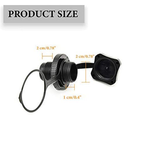 Tomato Palace 2 PCS Air Valve Replacement, Kayak Raft Plug Replacement, Inflatable Boat Spiral Air Plug, Air Mattress Plug Replacement, Boston Valve for Rubber Dinghy Pool Boat Airbeds