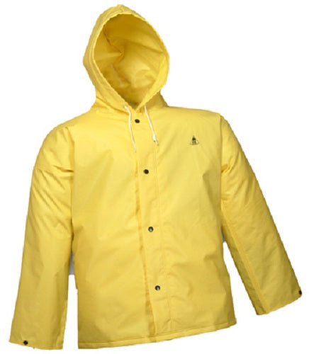 Tingley J56107-XL DuraScrim™ Jacket with Attached Hood, X-Large, Yellow