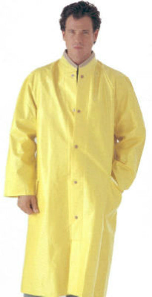 Tingley C53217-2X Raincoat with Detachable Hood, Yellow, XXL, 48"