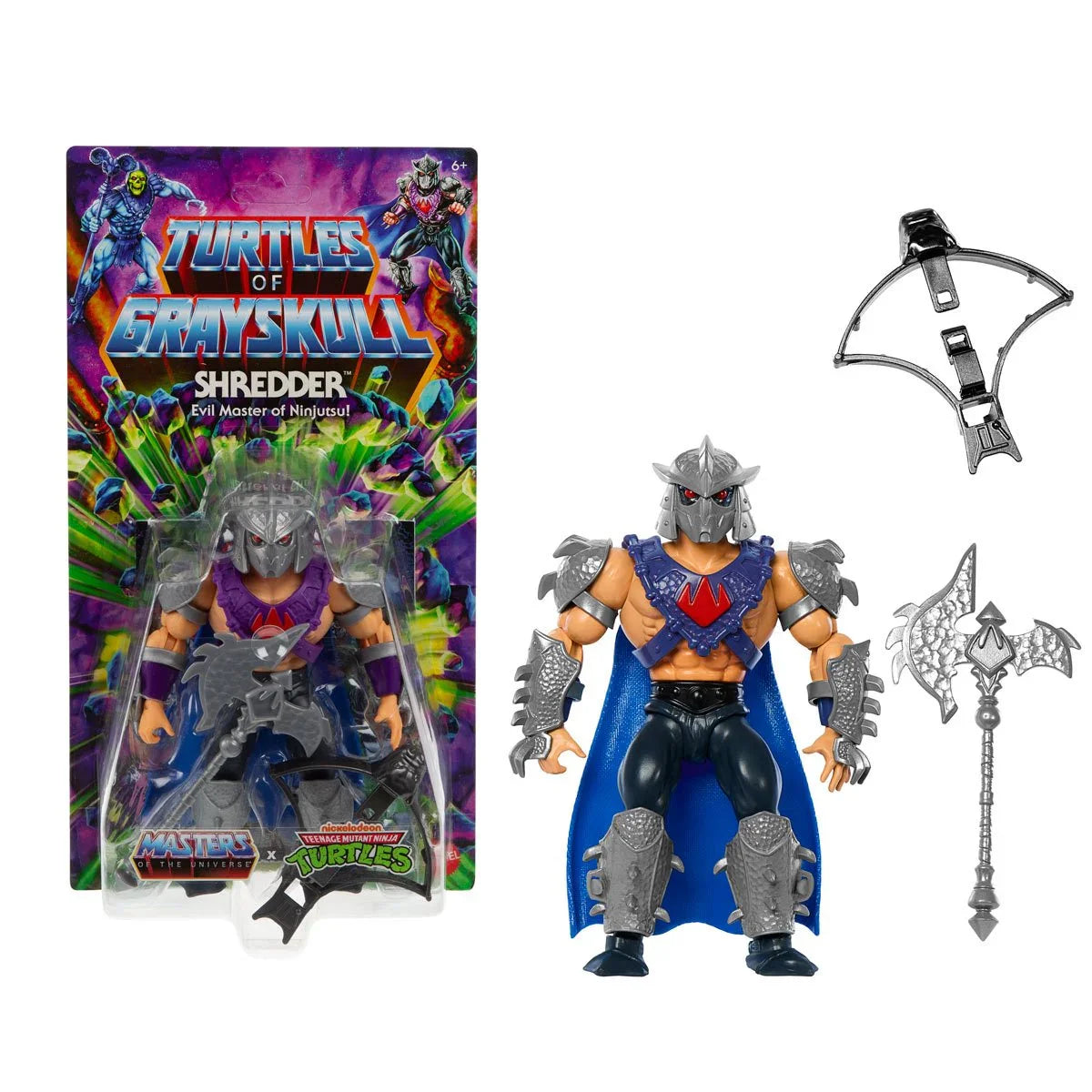 Turtles of Grayskull (MotU v TMNT) - Shredder Action Figure (HTH10)