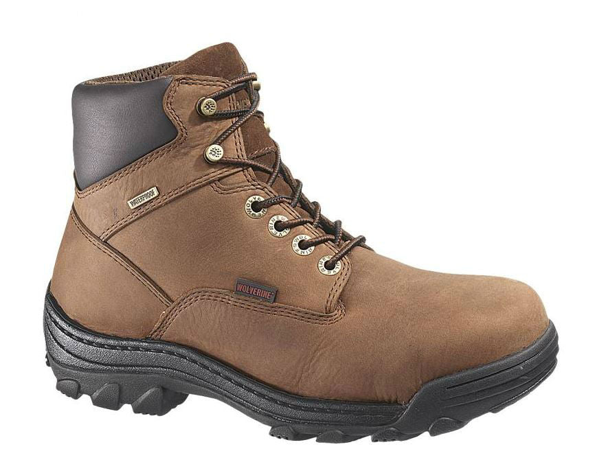 Wolverine® W05484-09-0M Men's Durbin Waterproof 6" Work Boot, Brown, Size 9