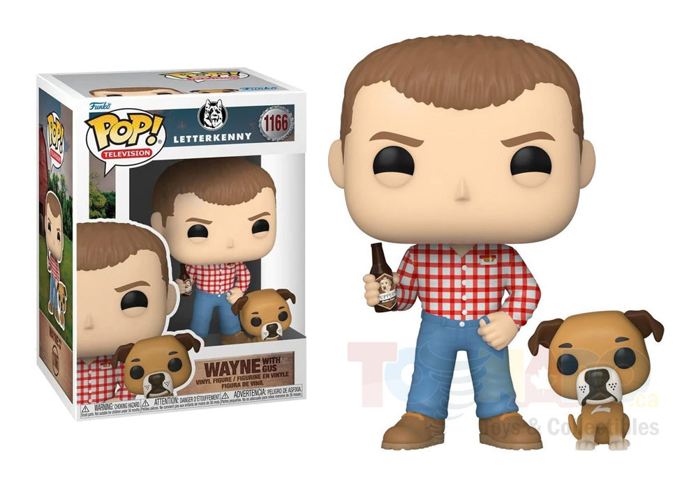 [PRE-ORDER] Funko Pop! Television #1166 - Letterkenny - Wayne (with Gus) Vinyl Figure (57128)