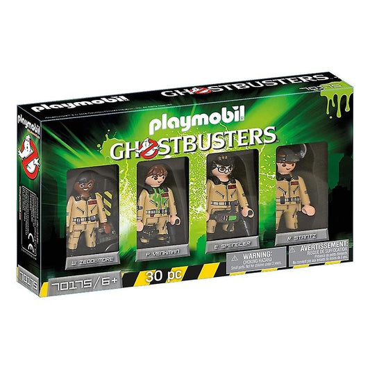 Playmobil Ghostbusters - Zeddemore - Venkman - Spengler - Stantz Figures (70175)
