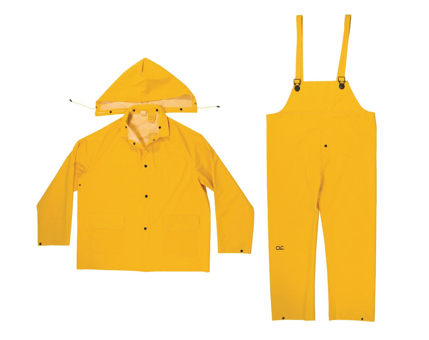 CLC R1022X  3 Piece Heavyweight PVC Rain Suit, Yellow, 2XL