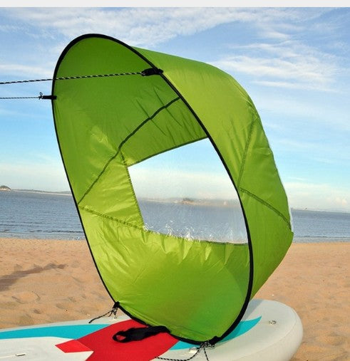 Folding Kayak Sail Wind Paddle Sailing Popup Paddle Board Durable Canoe Sail Rowing Downwind Boat GND Products
