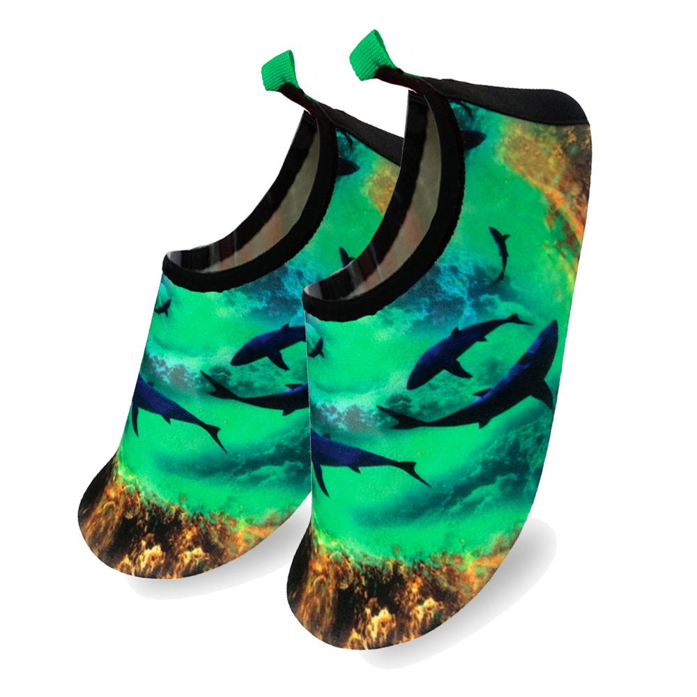 Quick-Dry, Non-Slip, Lightweight Water Shoes for Summer, Beach, Sea & Pool – for Boys, Girls, Babies, Toddlers & Little Kids – Abstract Pink, Little Kid 13