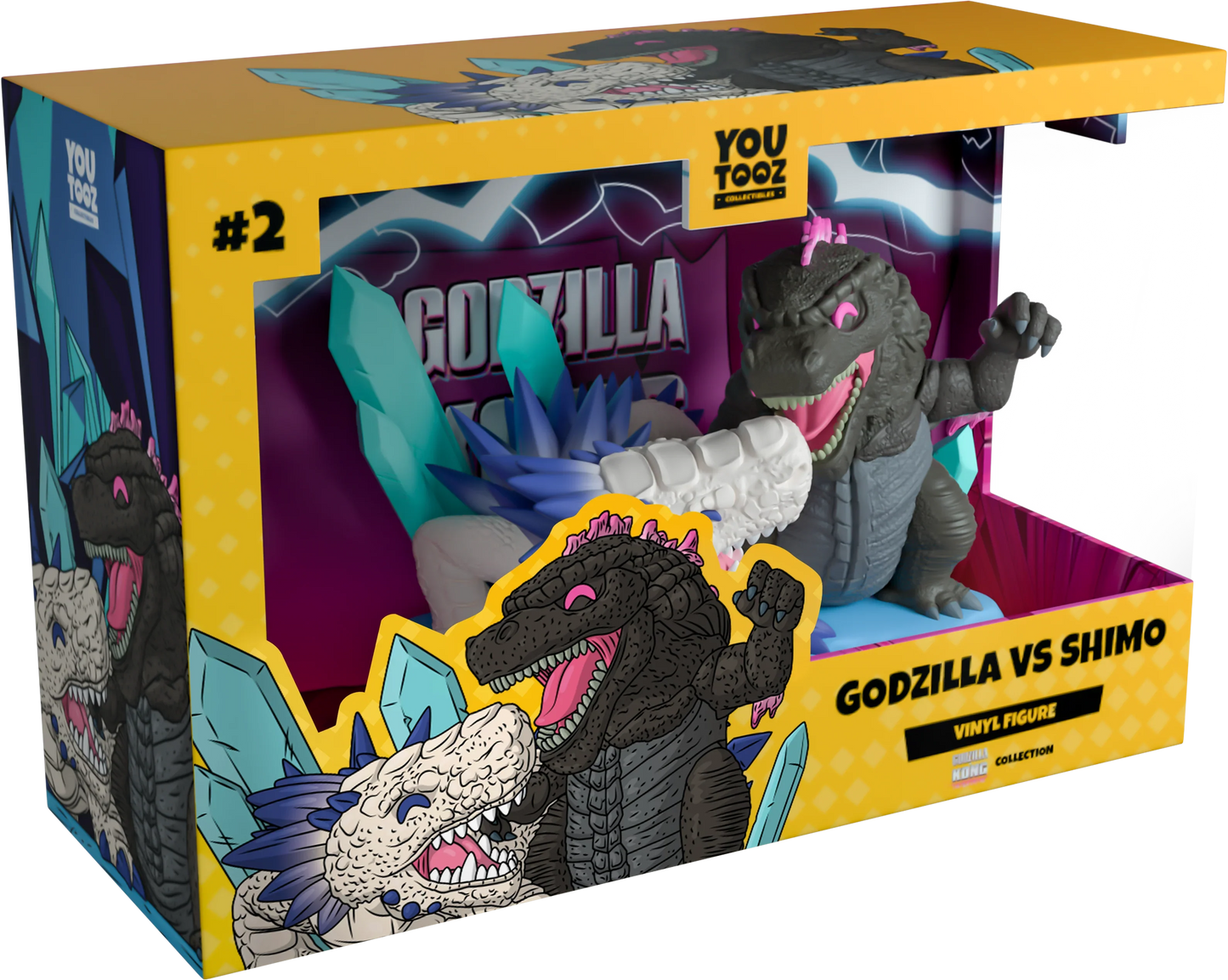 [PRE-ORDER] Youtooz - Godzilla x Kong: The New Empire #2 - Godzilla Vs Shimo Vinyl Figure 2-Pack (78272)