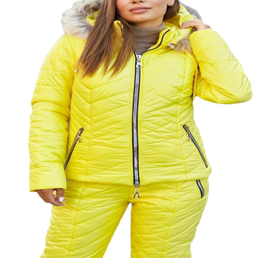 Womens Ski Jackets and Pants Set Winter Waterproof Sport Snowsuit Warm Snowboard Apparel
