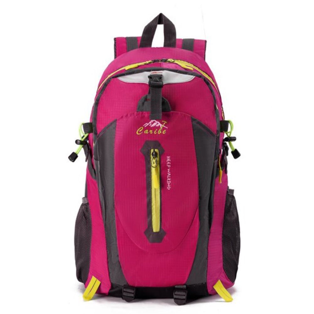 FAFIAR Waterproof Black Backpack 40L Climbing Traveling Sports Adult Unisex Camping Lovers