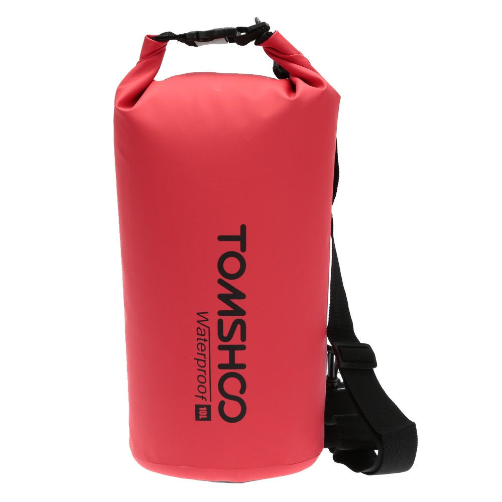 TOMSHOO 10L / 20L Outdoor Water-Resistant Dry Bag Sack Storage Bag for Travelling Rafting Boating Kayaking Canoeing Camping Snowboarding