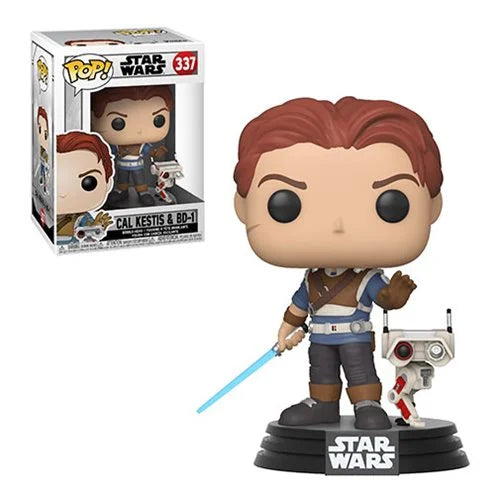 Funko Pop! Star Wars #337 - Jedi: Fallen Order - Cal Kestis & BD-1 Vinyl Figure (43572) LOW STOCK