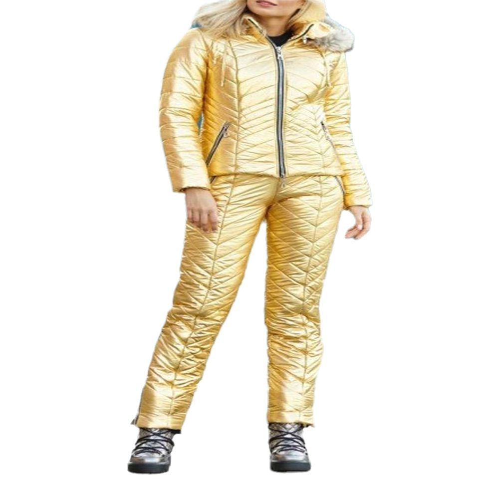 Womens Ski Jackets and Pants Set Winter Waterproof Sport Snowsuit Warm Snowboard Apparel