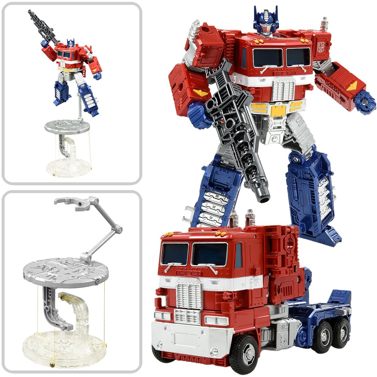 Takara Tomy - Transformers - Optimus Prime Action Figure with Tenseg Base Display Stand Set (F7671) LOW STOCK