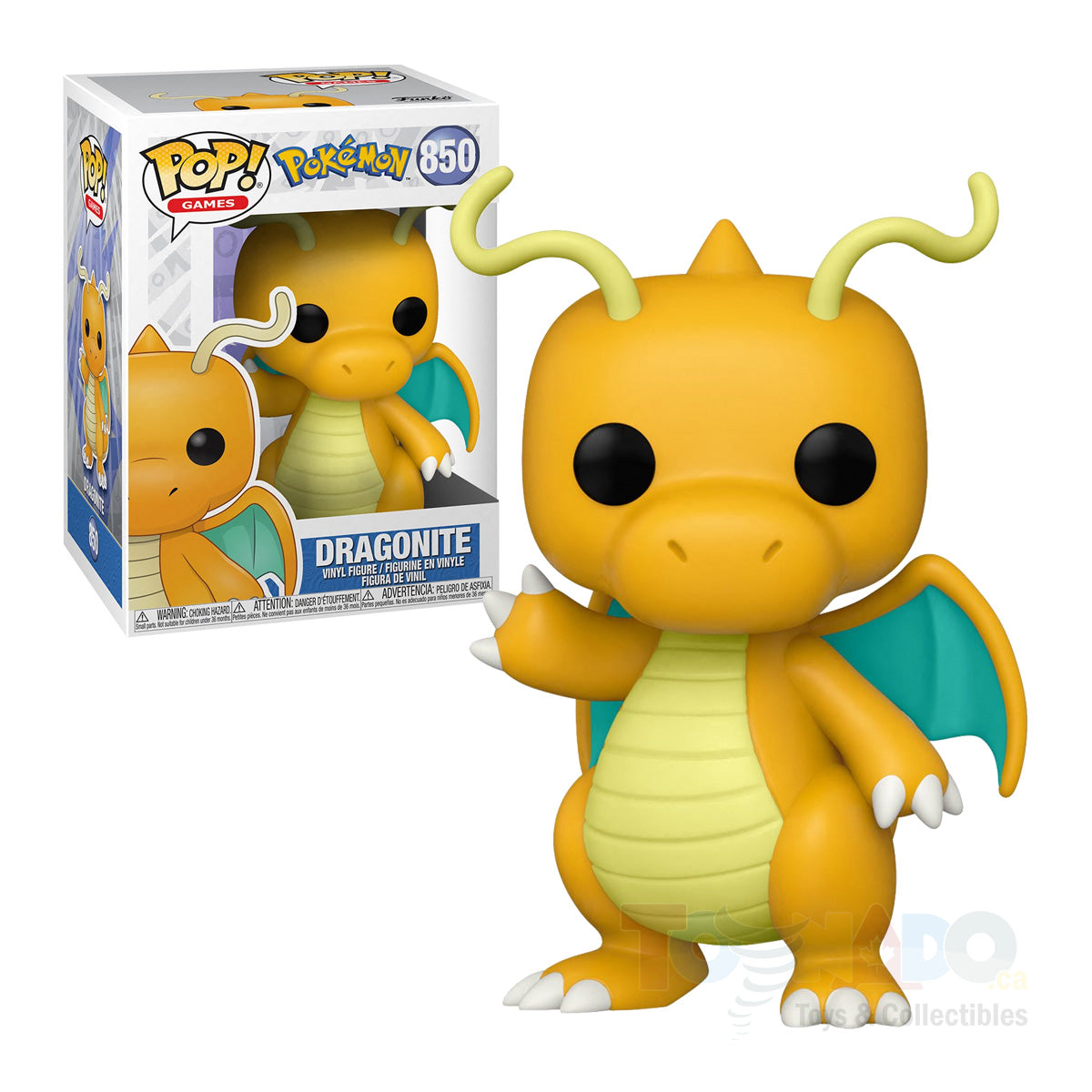 Funko Pop! Games #850 - Pokémon - Dragonite Vinyl Figure (56312) LOW STOCK