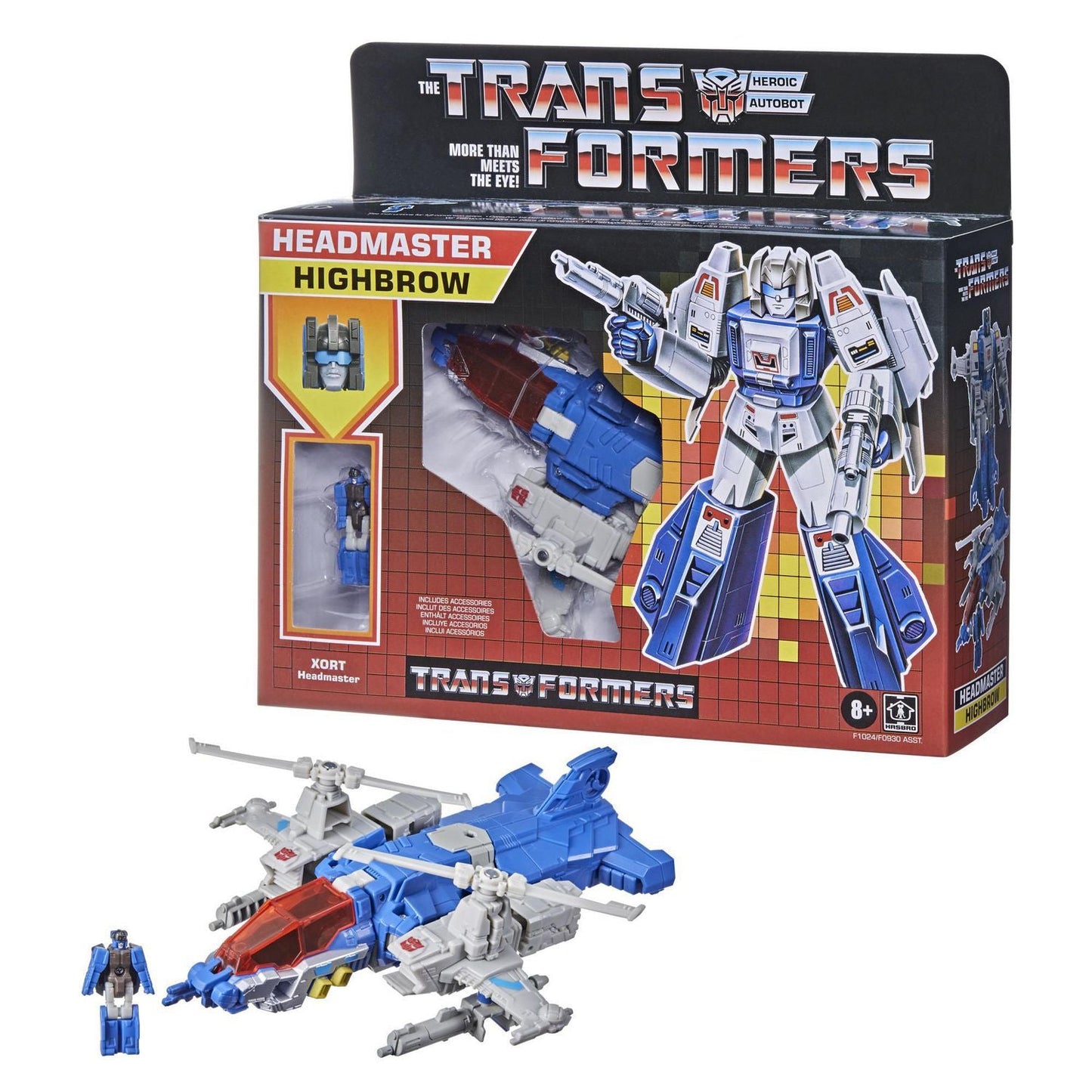 Transformers - Vintage Reissue - Deluxe-Class Headmaster Highbrow & Gort (F1024) Action Figures LOW STOCK
