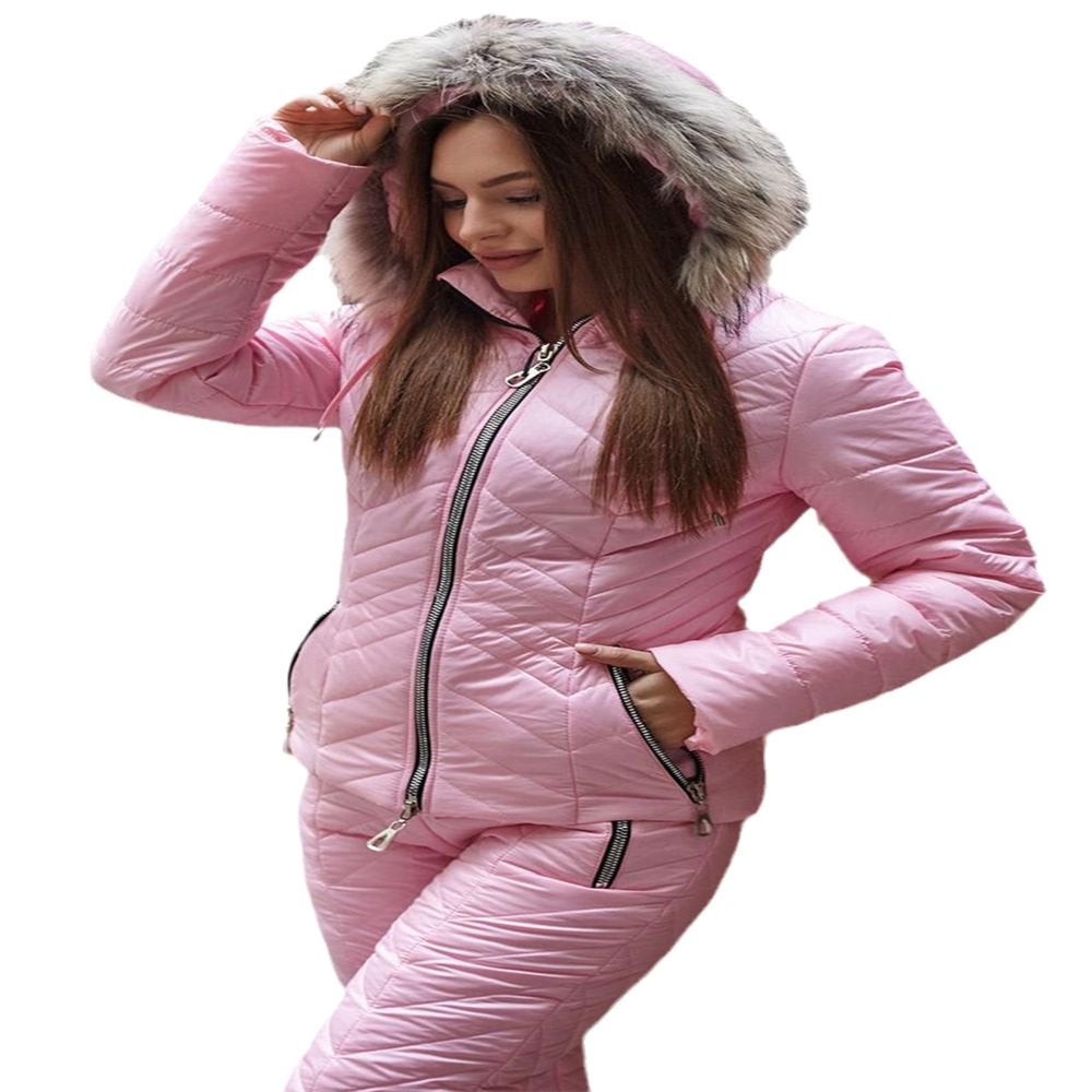 Womens Ski Jackets and Pants Set Winter Waterproof Sport Snowsuit Warm Snowboard Apparel
