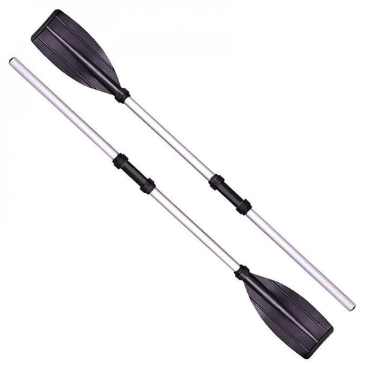 Pretty Comy 2 Pcs Aluminum Alloy Detachable Float Afloat Oars Fitting Boat Rafting Paddle Canoe Oar Boating Accessories Ponton Shipping