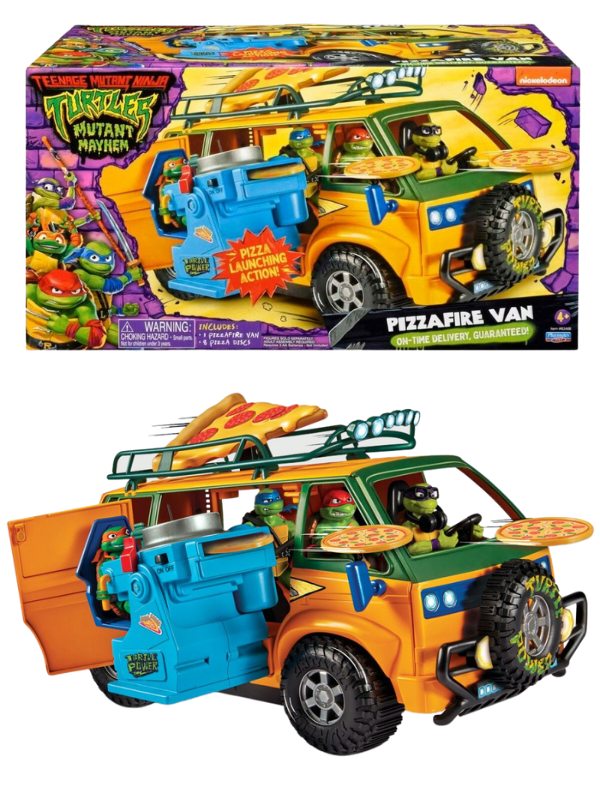 Playmates - Teenage Mutant Ninja Turtles: Mutant Mayhem - Pizza Fire Delivery Van (83468) LOW STOCK