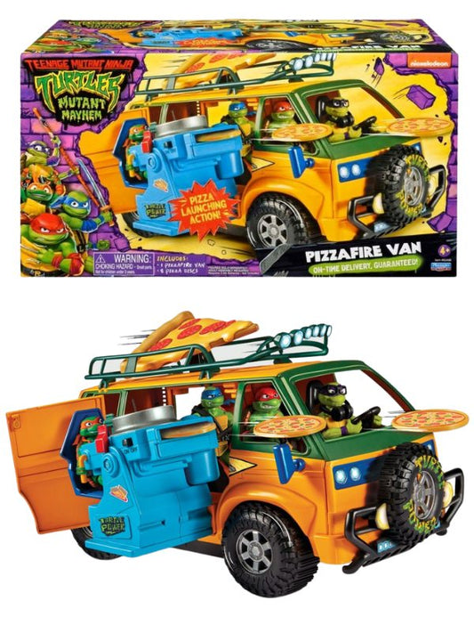 Playmates - Teenage Mutant Ninja Turtles: Mutant Mayhem - Pizza Fire Delivery Van (83468) LOW STOCK