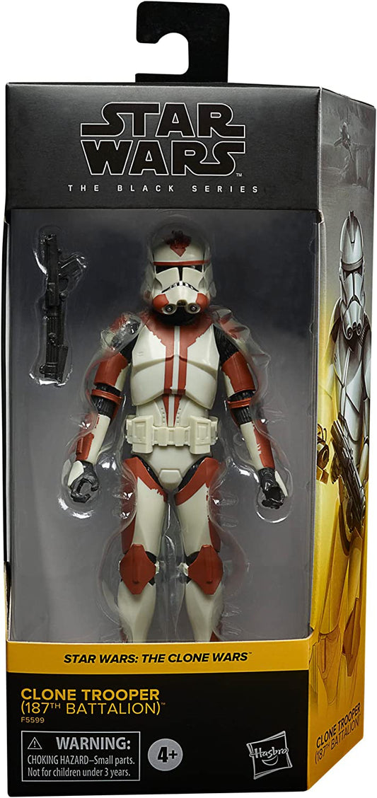 Star Wars: The Black Series - Star Wars: The Clone Wars - Clone Trooper (187th Battalion) Action Figure (F5599)