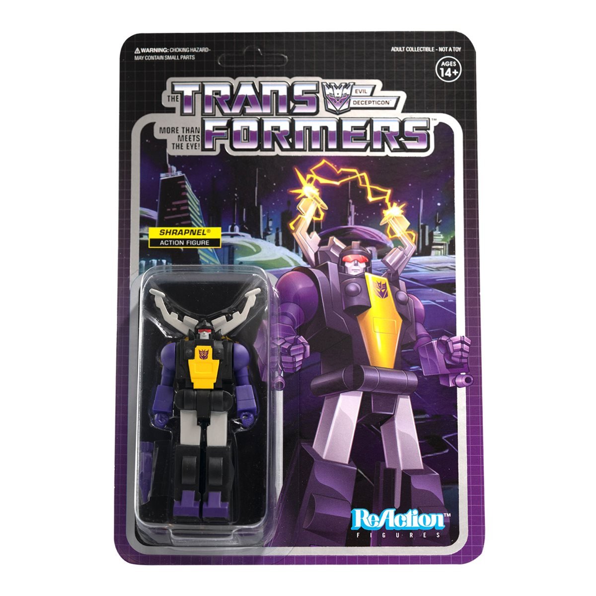 Super7 ReAction Figures - Transformers - Wave 2 - Shrapnel Action Figure (80682) LOW STOCK