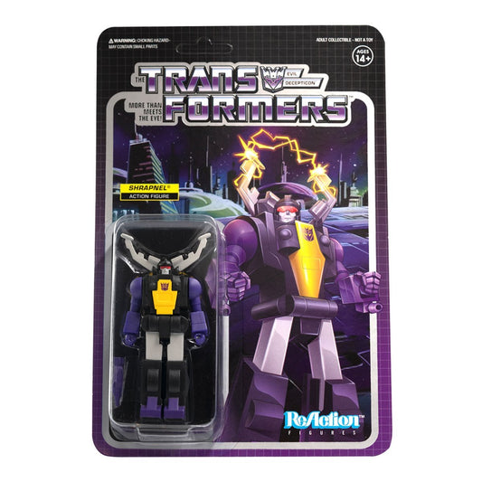 Super7 ReAction Figures - Transformers - Wave 2 - Shrapnel Action Figure (80682) LOW STOCK