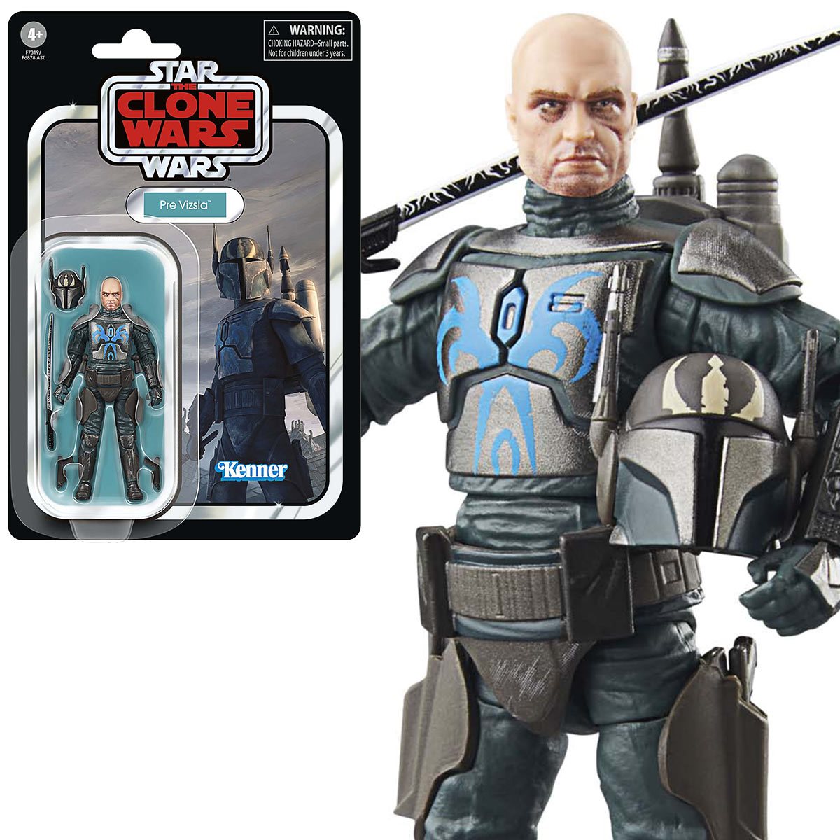 Star Wars: The Vintage Collection VC299 - The Clone Wars - Pre Vizsla Action Figure (F7319) LOW STOCK