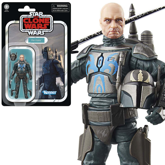 Star Wars: The Vintage Collection VC299 - The Clone Wars - Pre Vizsla Action Figure (F7319) LOW STOCK